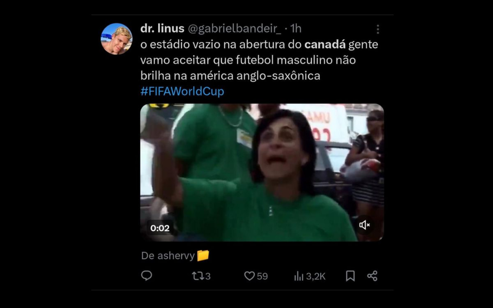O baixo público no show de abertura chamou atenção nas redes - Reprodução / X