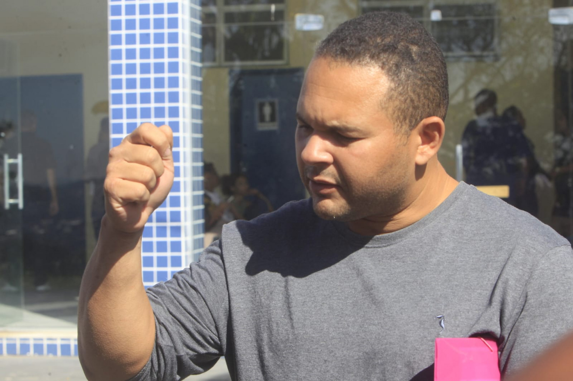 Ademir de Melo pediu por justiça pela morte do filho Arthur - Reginaldo Pimenta / Agência O Dia