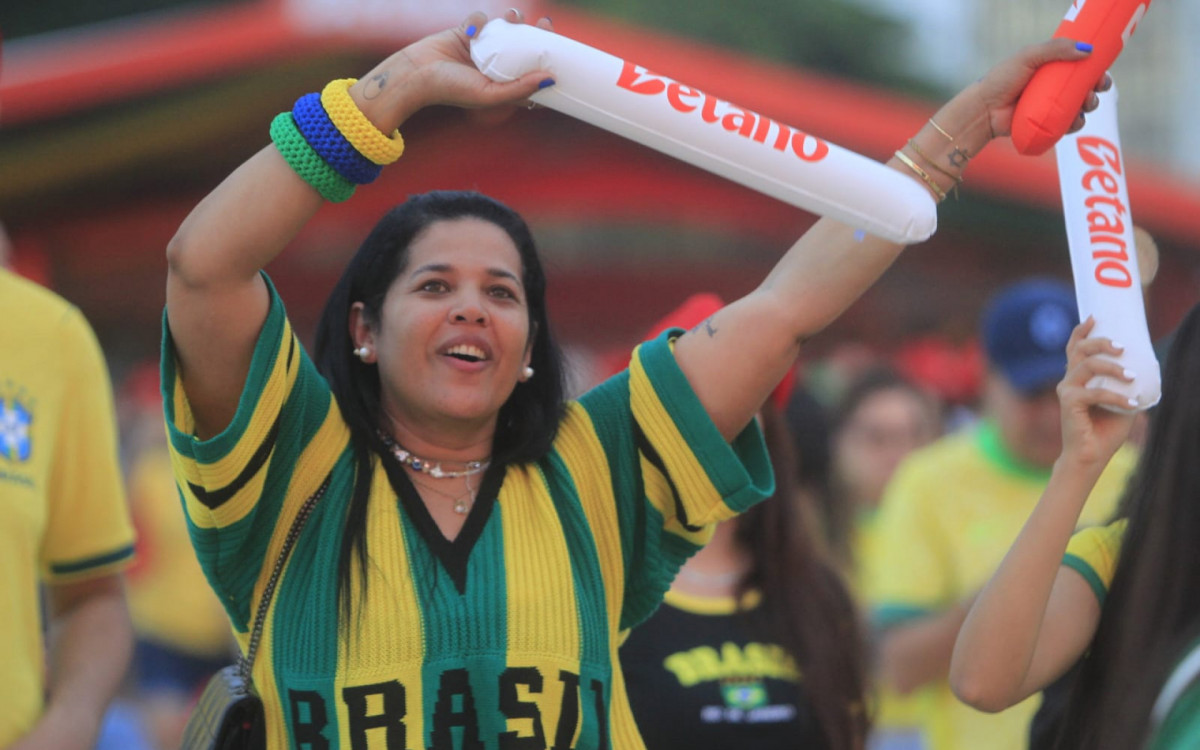Vanessa Lourenço, torcedora da Seleção - Reginaldo Pimenta/Agência O DIA