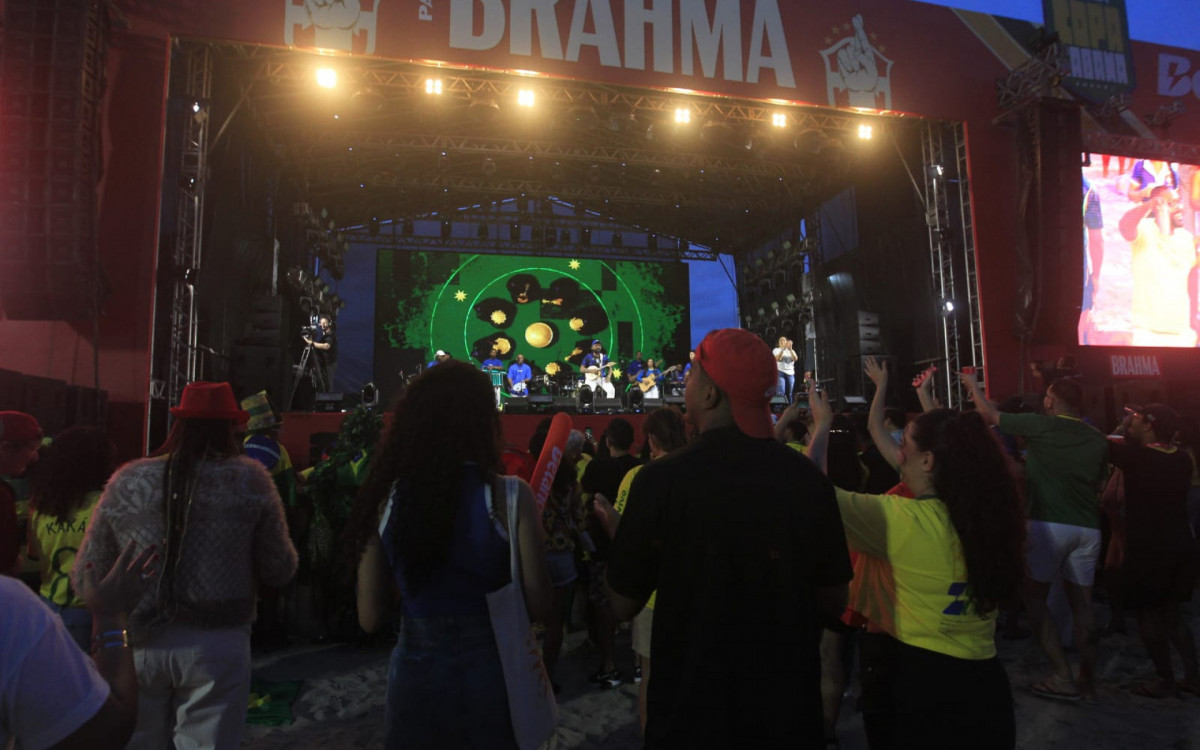 Movimentação na Fanfest de Copacabana - Reginaldo Pimenta/Agência O DIA