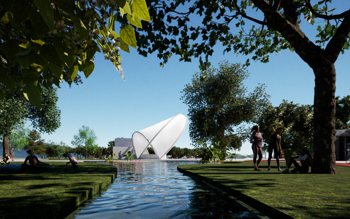 Canais de irrigação do parque - Divulgação/Prefeitura do Rio