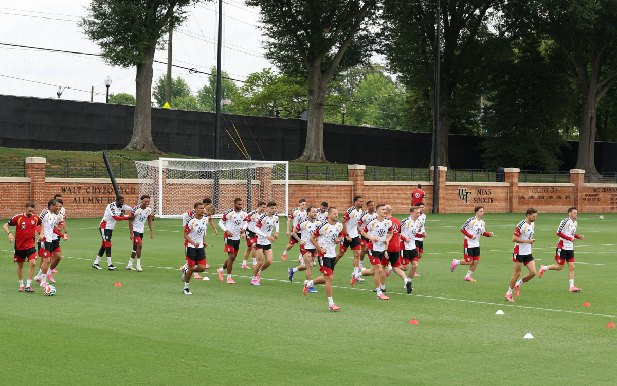 Treino da seleção da Alemanha