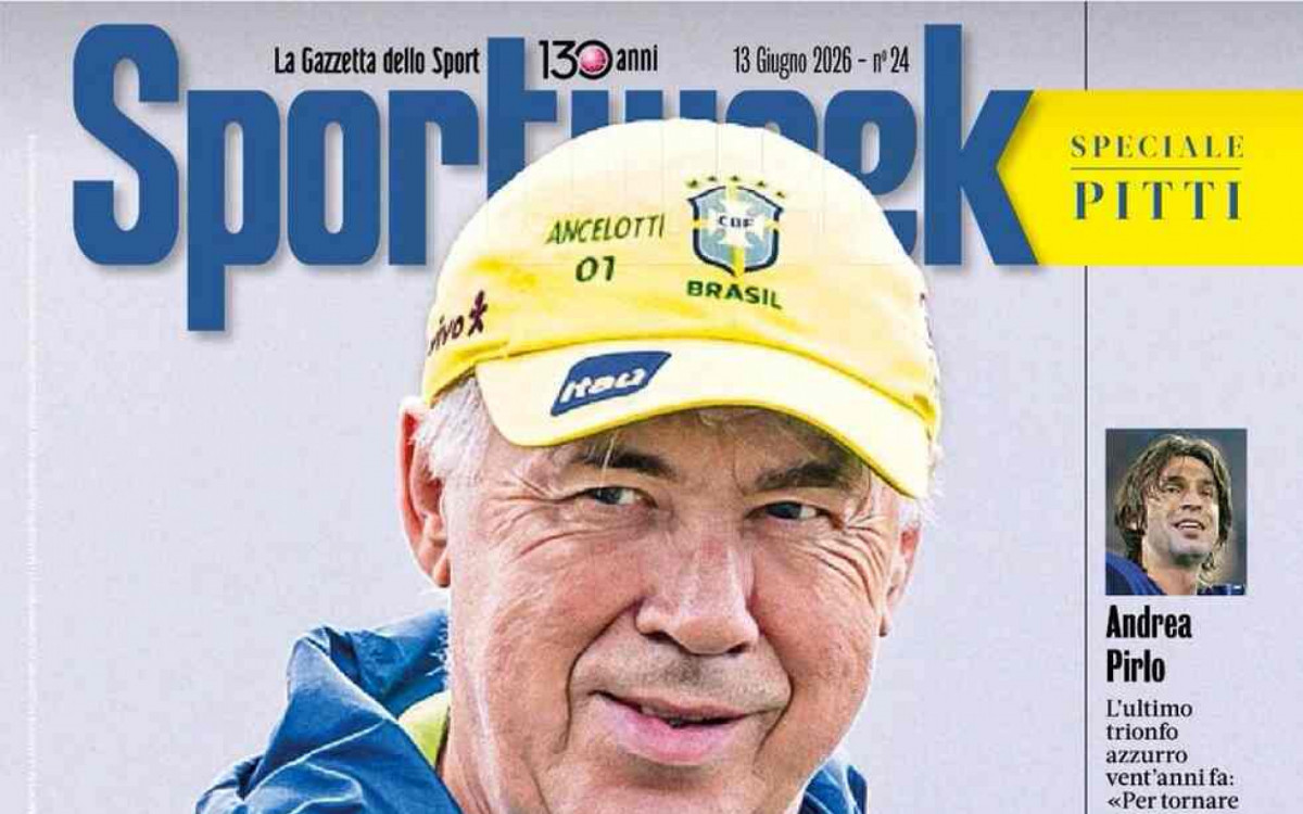 Imprensa italiana “adota” o Brasil e exalta Ancelotti para a estreia na Copa