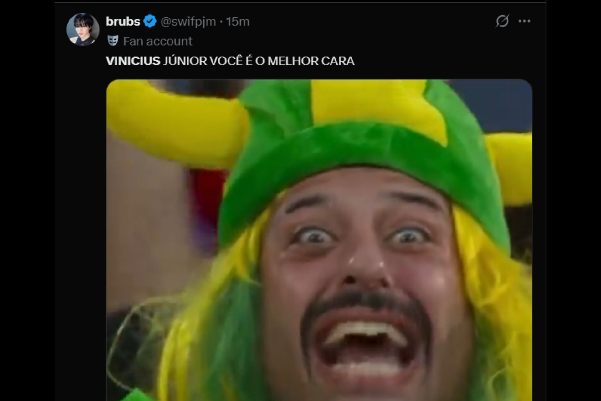 Torcedores se declaram a Vini Jr após gol na estreia - Reprodução / X