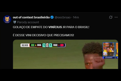 Torcedores se declaram a Vini Jr após gol na estreia do Brasil na Copa
