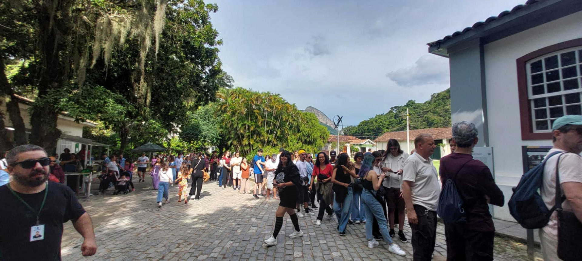 Com entrada gratuita, público lota o Jardim Botânico do Rio neste sábado (13)
 - Divulgação/ Ester Santos