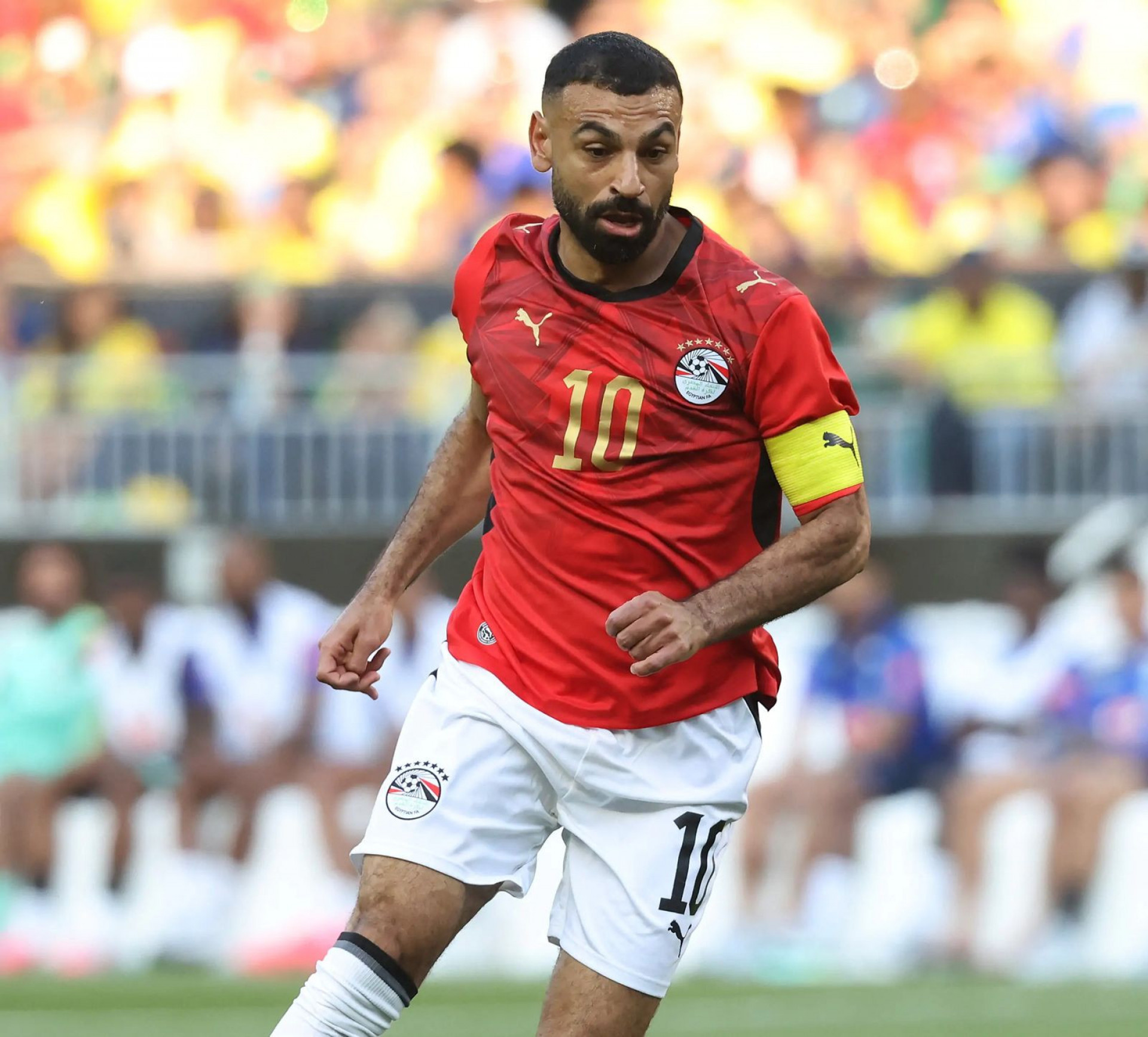 Salah em ação pela seleção egípcia - Kirk Irwin / Getty Images via AFP
