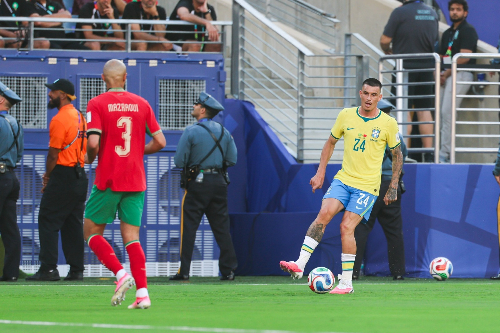 Brasil fez sua estreia na Copa do Mundo contra o Marrocos - William Volcov/Parceiro/Agência O Dia