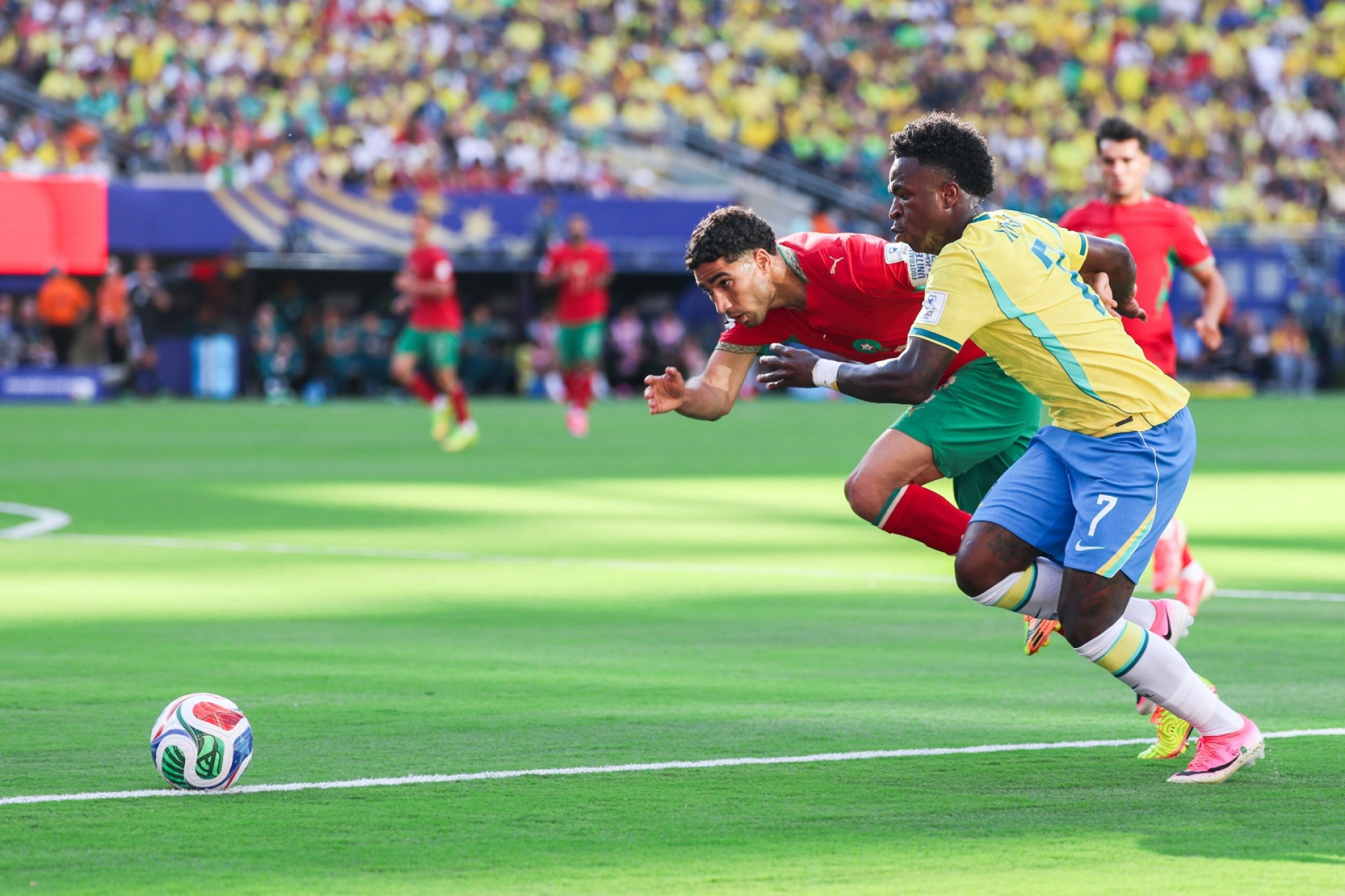 Brasil fez sua estreia na Copa do Mundo contra o Marrocos - William Volcov/Parceiro/Agência O Dia