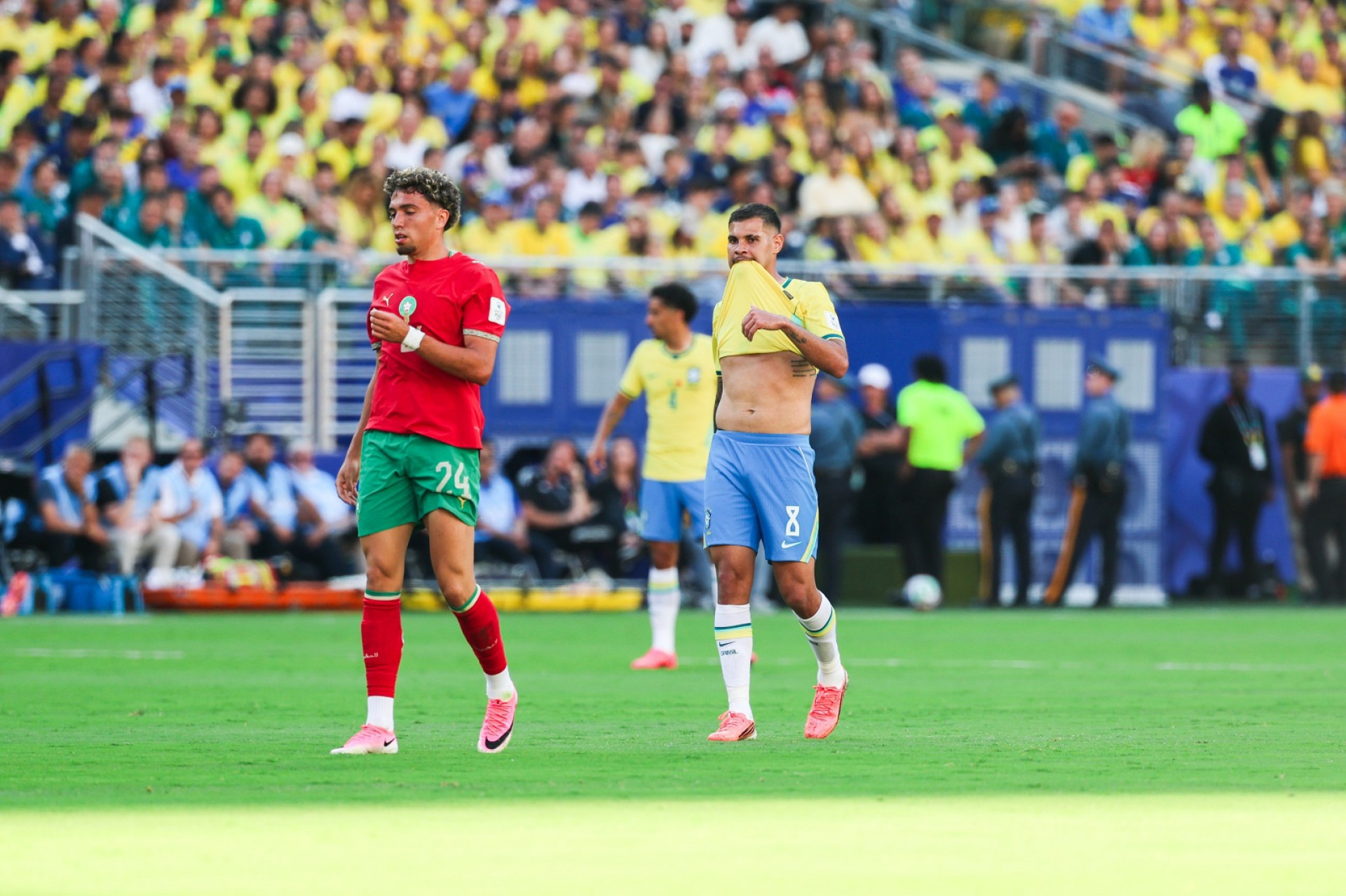 Brasil fez sua estreia na Copa do Mundo contra o Marrocos - William Volcov/Parceiro/Agência O Dia