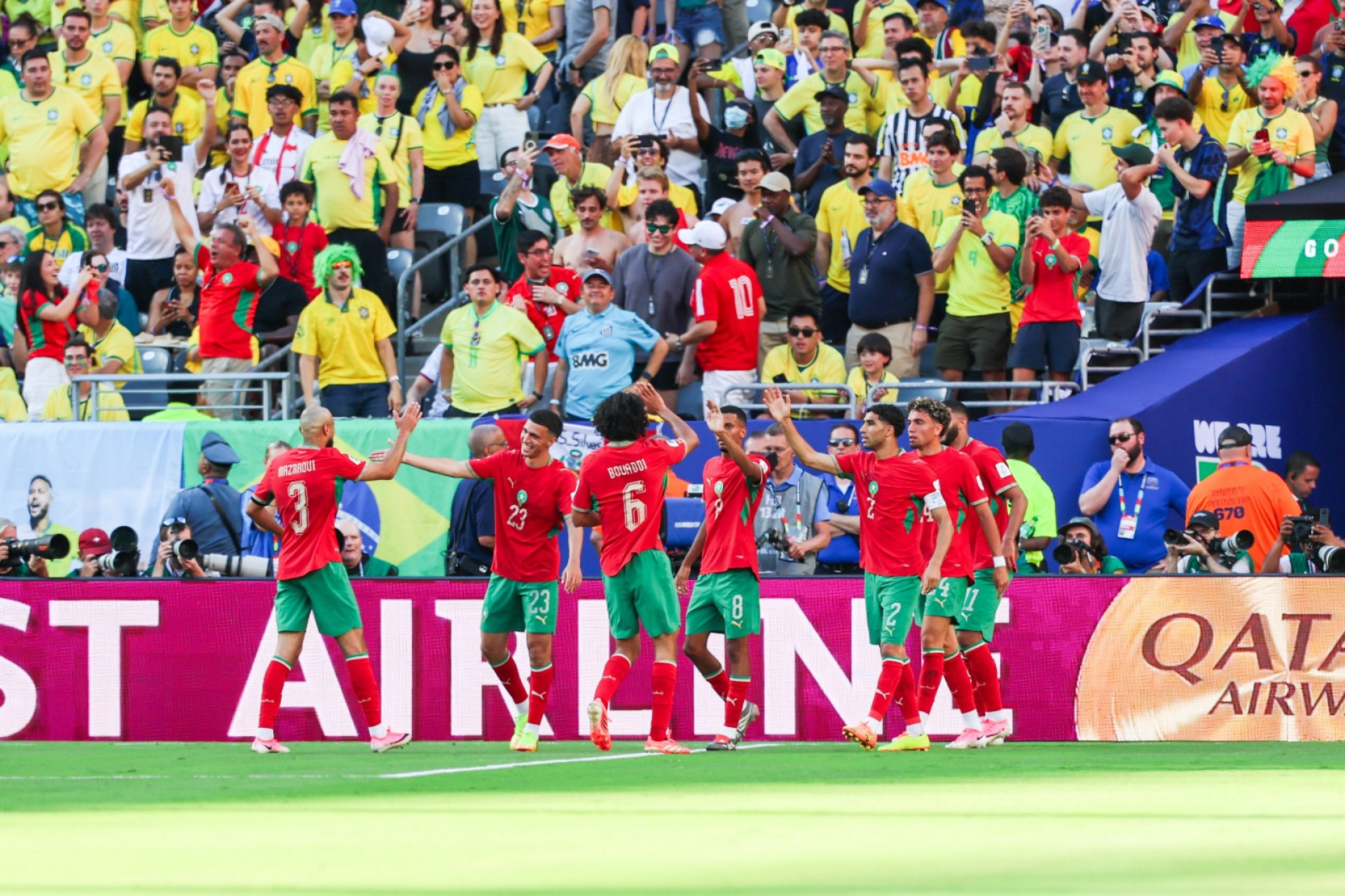 Brasil fez sua estreia na Copa do Mundo contra o Marrocos - William Volcov/Parceiro/Agência O Dia