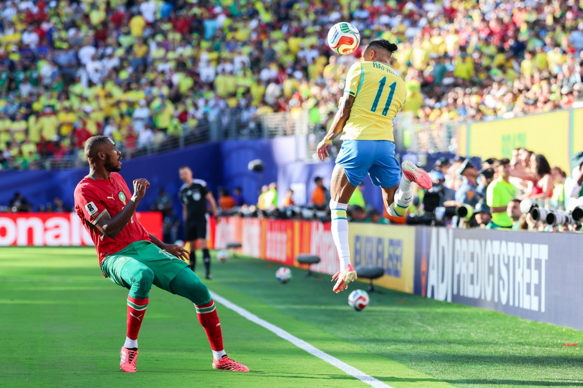 Brasil fez sua estreia na Copa do Mundo contra o Marrocos - William Volcov/Parceiro/Agência O Dia