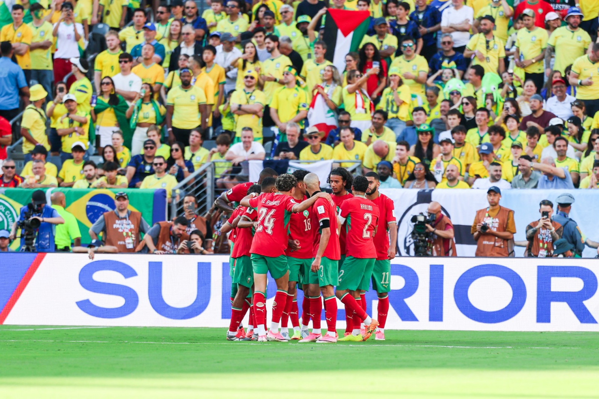 Brasil fez sua estreia na Copa do Mundo contra o Marrocos - William Volcov/Parceiro/Agência O Dia