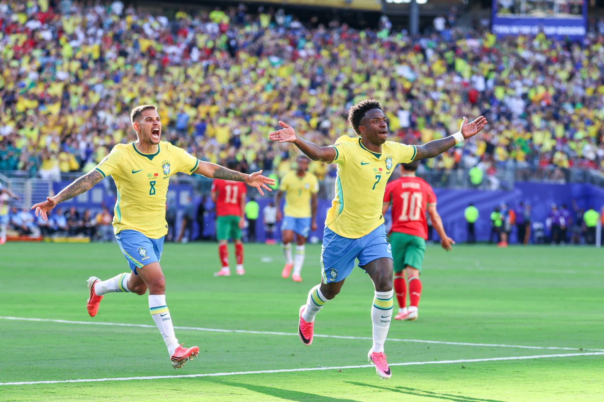 Brasil estreou na Copa do Mundo contra o Marrocos - Willian Volcov/ Parceiro/ Agência O Dia
