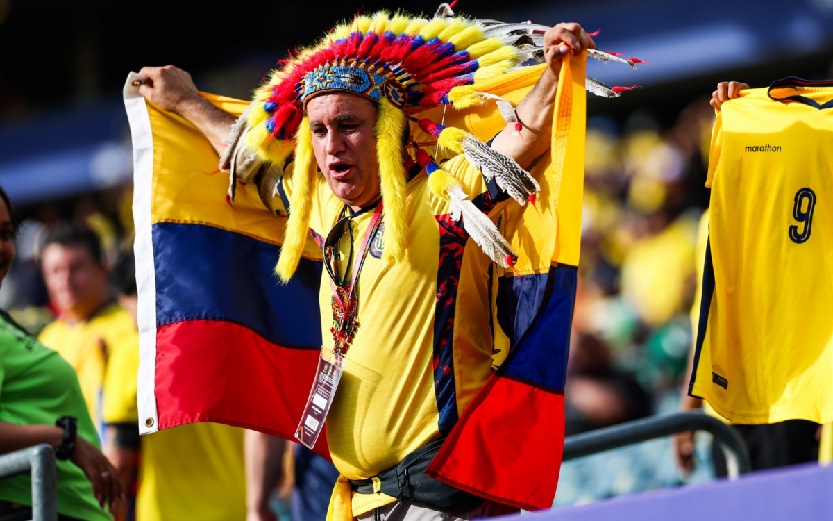 Partida entre  Equador x  Costa do Marfim , válida pela primeira rodada do Grupo E da fase de grupos da Copa do Mundo da FIFA de 2026, no Estadio da Filadelfia, na Filadelfia, Estados Unidos, no domingo, 14 de junho de 2026. Foto: William Volcov/Parceiro/Agência O Dia