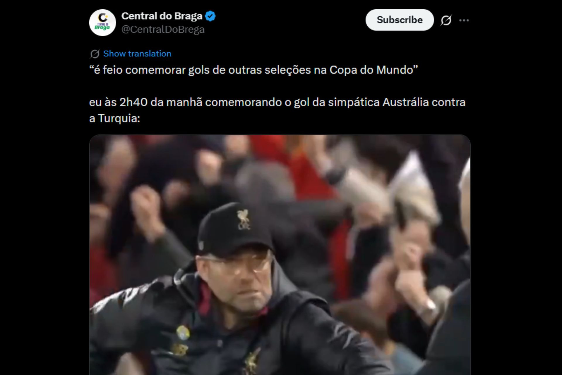 Brasileiros comemoram gols de outras seleções - Reprodução / X
