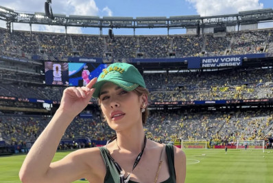 Miss Rio de Janeiro Universo 2026 surge em estádio da Copa e chama atenção nos Estados Unidos