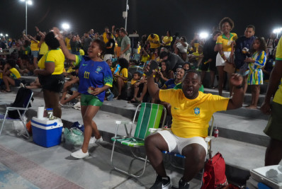 Gonçalenses se reúnem no Parque RJ Nosso Sonho para acompanhar estreia do Brasil na Copa do Mundo