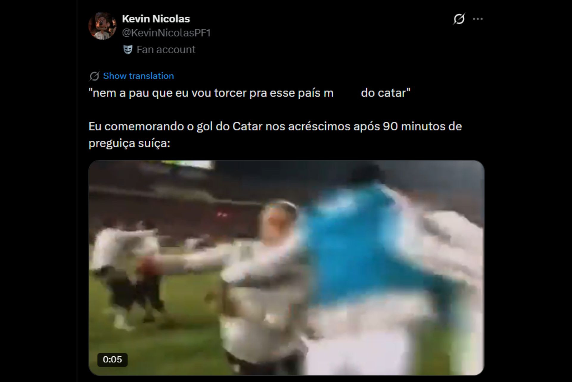 Brasileiros comemoram gols de outras seleções - Reprodução / X