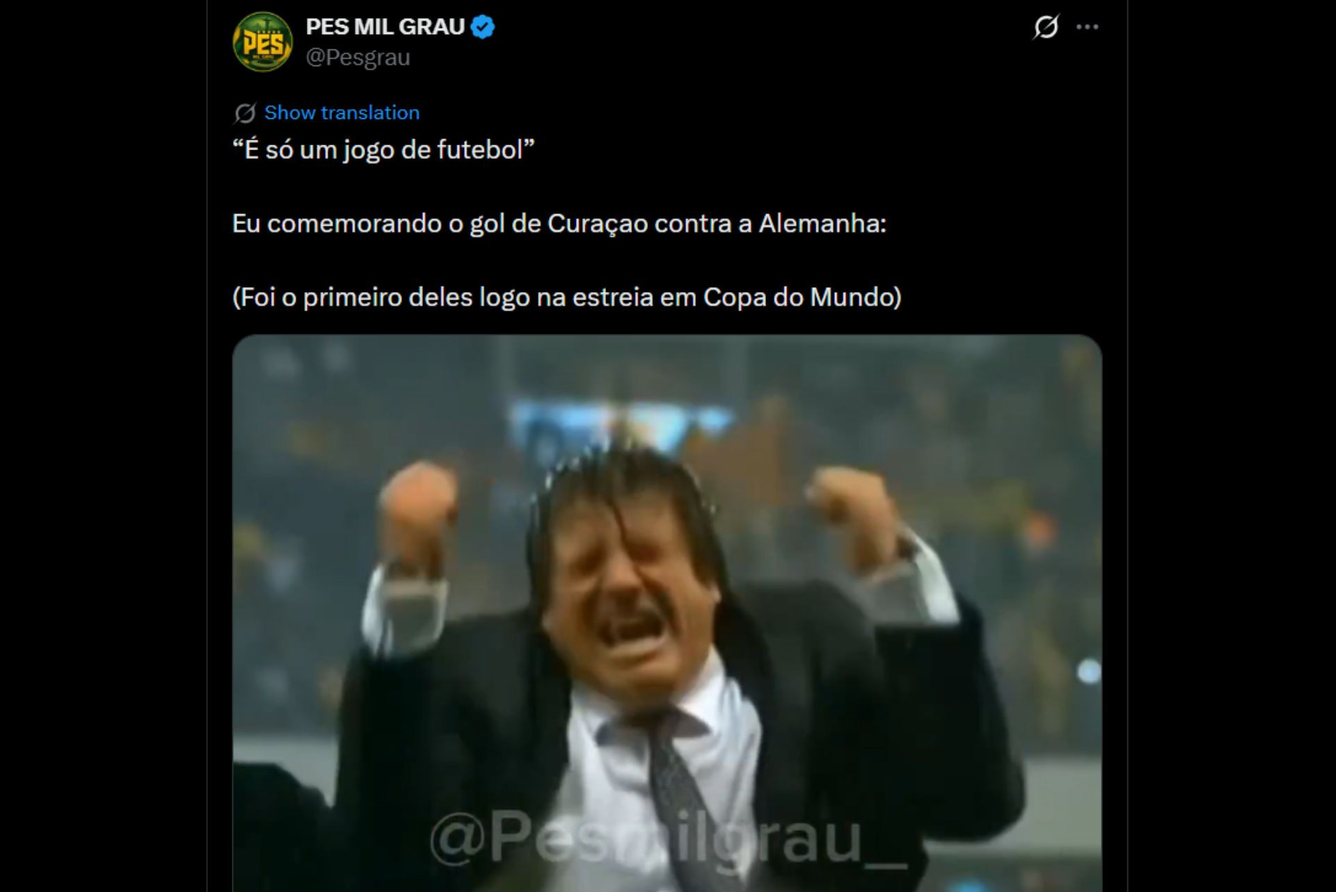 Brasileiros comemoram gols de outras seleções - Reprodução / X