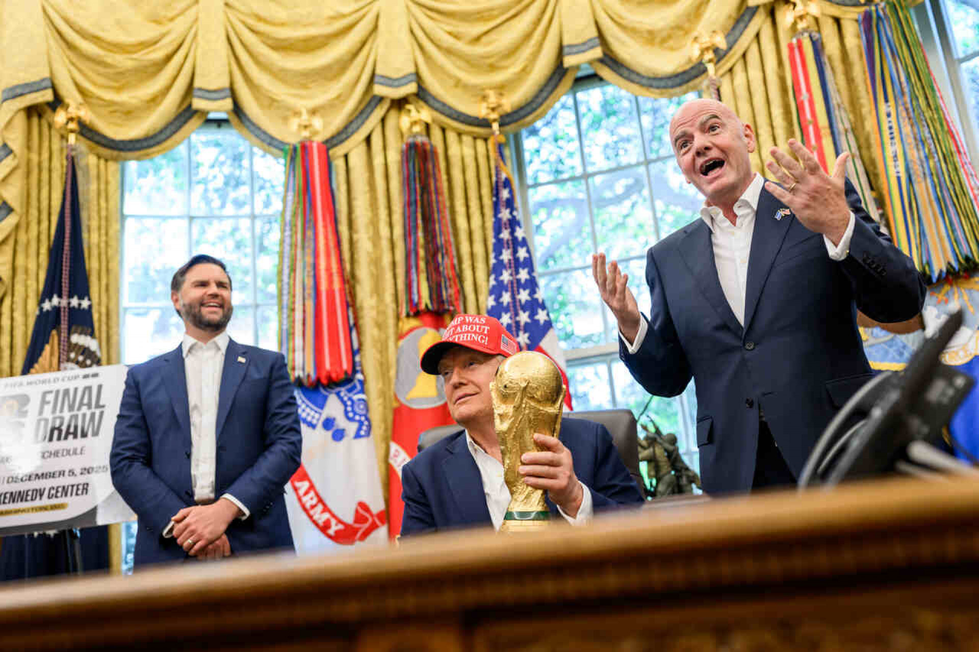 Trump compra briga com a NFL por causa da Copa: “N&atilde;o pode ser chamado de futebol”