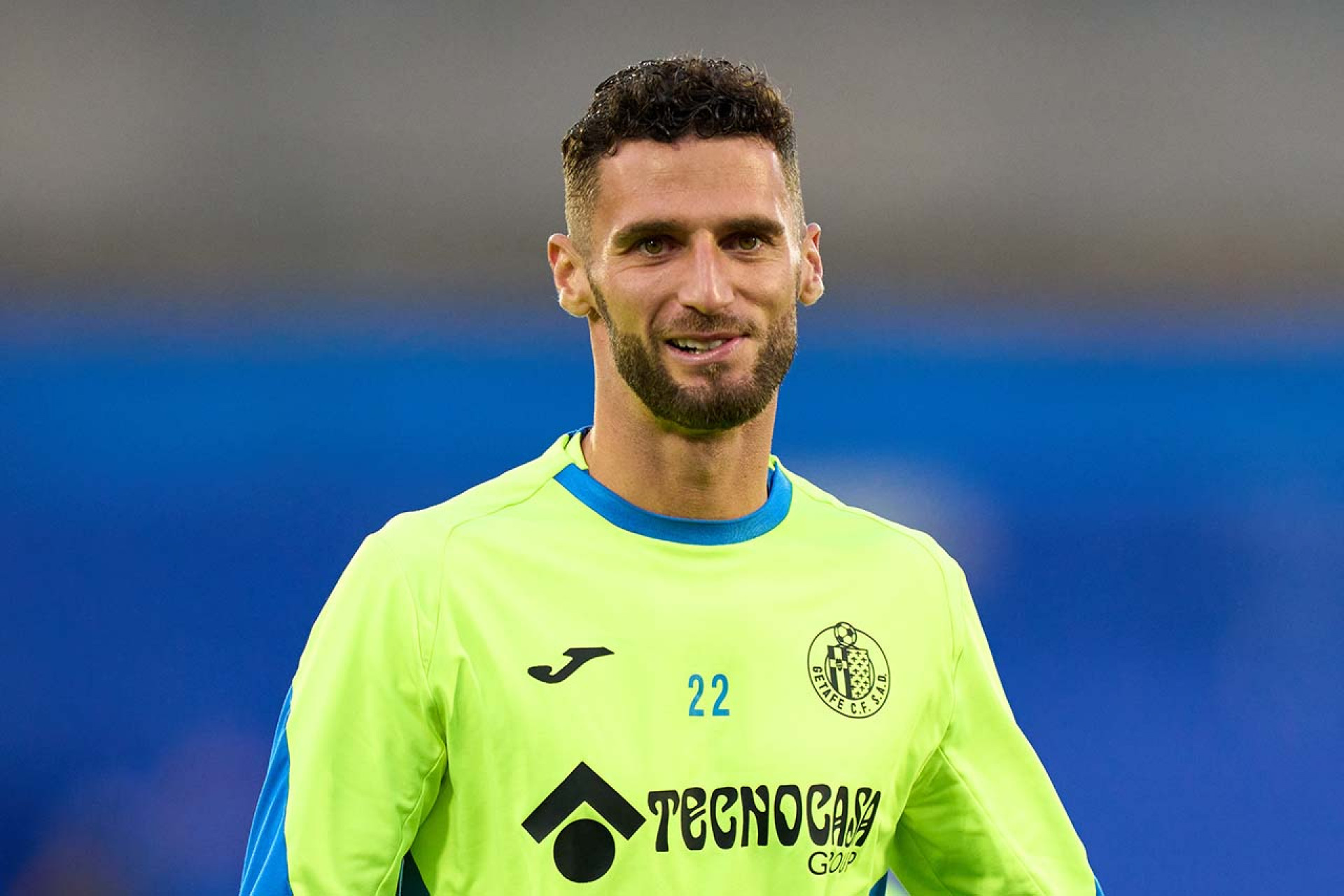 GETAFE, SPAIN - MAY 13: Domingos Duarte of Getafe CF warms up prior to the LaLiga EA Sports match between Getafe CF and RCD Mallorca at Coliseum Alfonso Perez on May 13, 2026 in Getafe, Spain. (Photo by Angel Martinez/Getty Images)