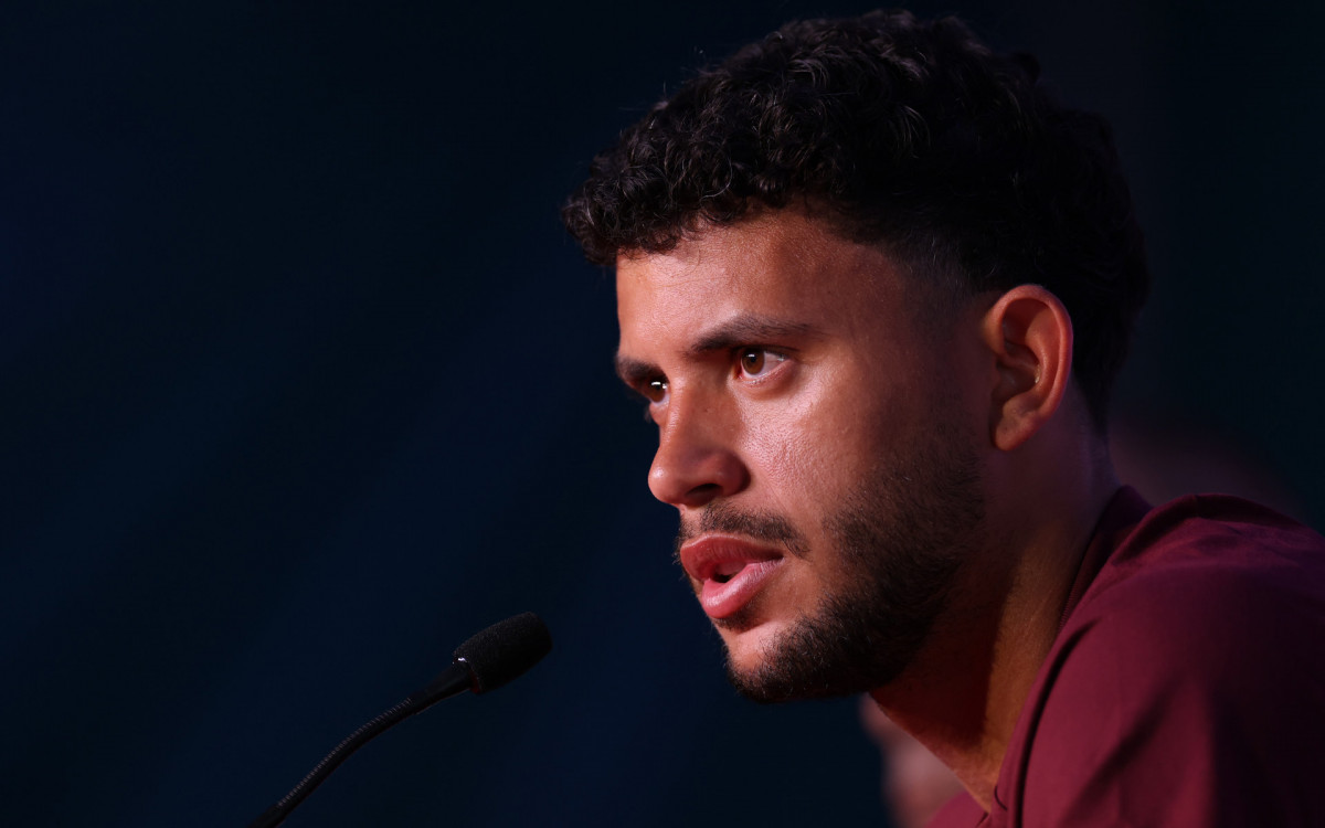 Entrevista coletiva de Matheus Nunes