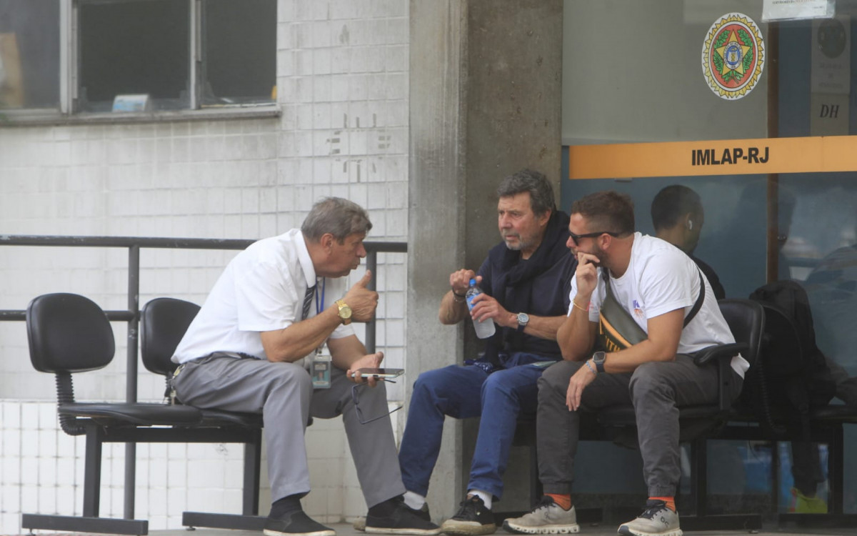 Parentes do argentino Lucas Vignale estiveram no IML