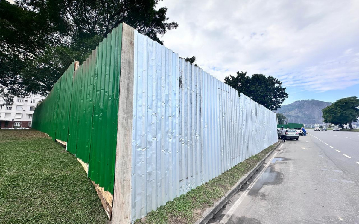 Obra no Aterro do Flamengo gerou revolta entre moradores - Luiz Neves / Arquivo pessoal