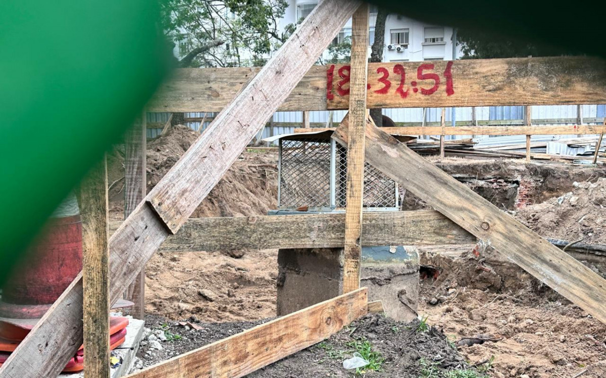 Obra no Aterro do Flamengo gerou revolta entre moradores - Luiz Neves / Arquivo pessoal