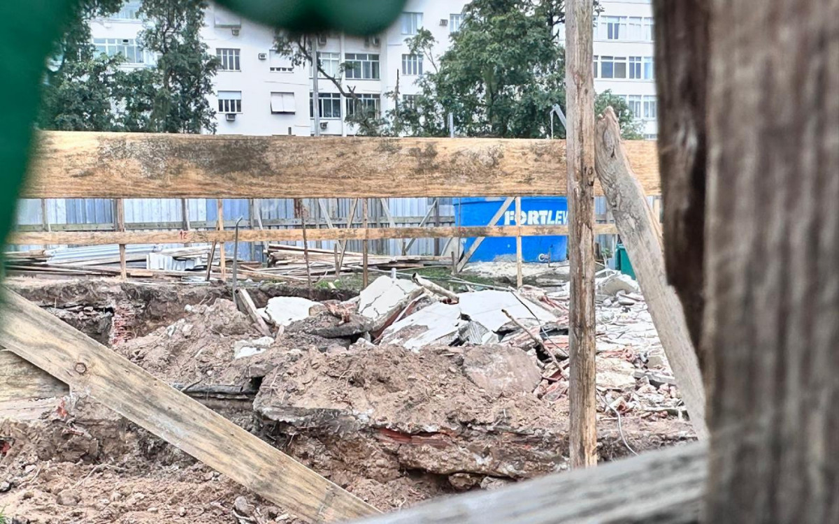 Obra no Aterro do Flamengo gerou revolta entre moradores - Luiz Neves / Arquivo pessoal