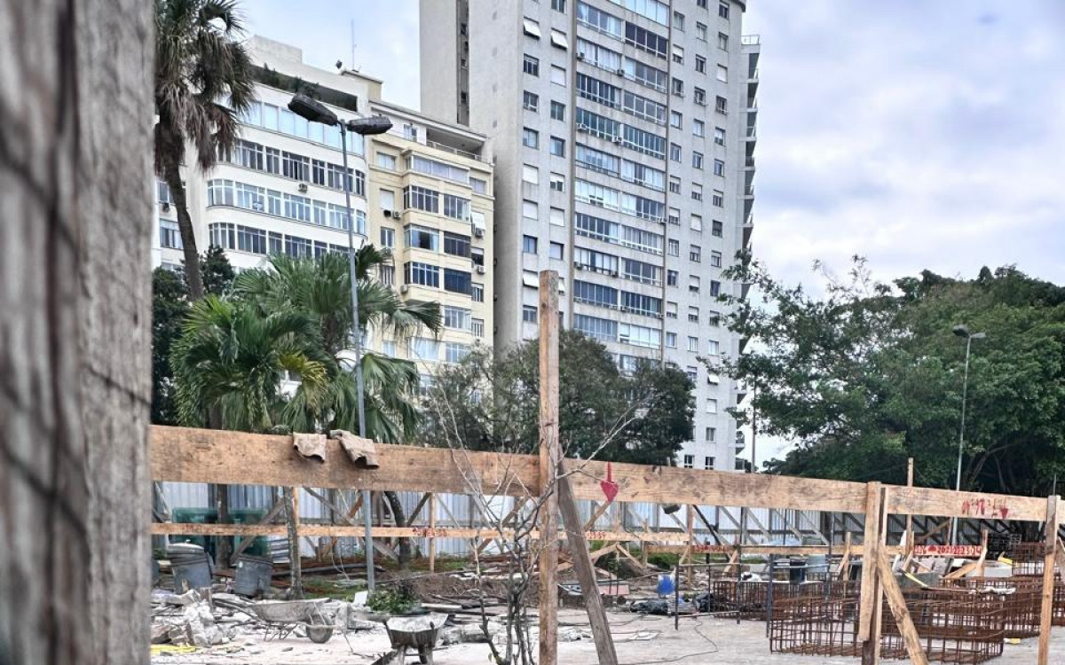 Obra no Aterro do Flamengo gerou revolta entre moradores - Luiz Neves / Arquivo pessoal
