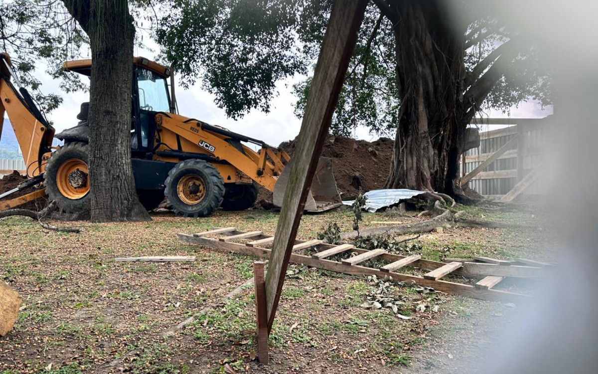 Obra no Aterro do Flamengo gerou revolta entre moradores - Luiz Neves / Arquivo pessoal