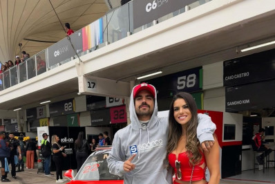 Suposta amante do presidente da CBF, Tatá Barcellos teria vivido affair com Caio Castro