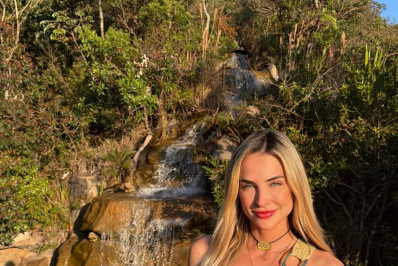 Gabi Martins compartilha ensaio em cachoeira de Minas Gerais