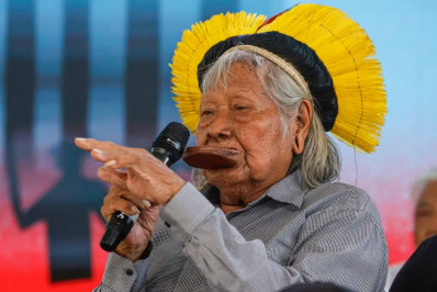 Cacique Raoni é internado novamente na UTI e em estado 'grave'