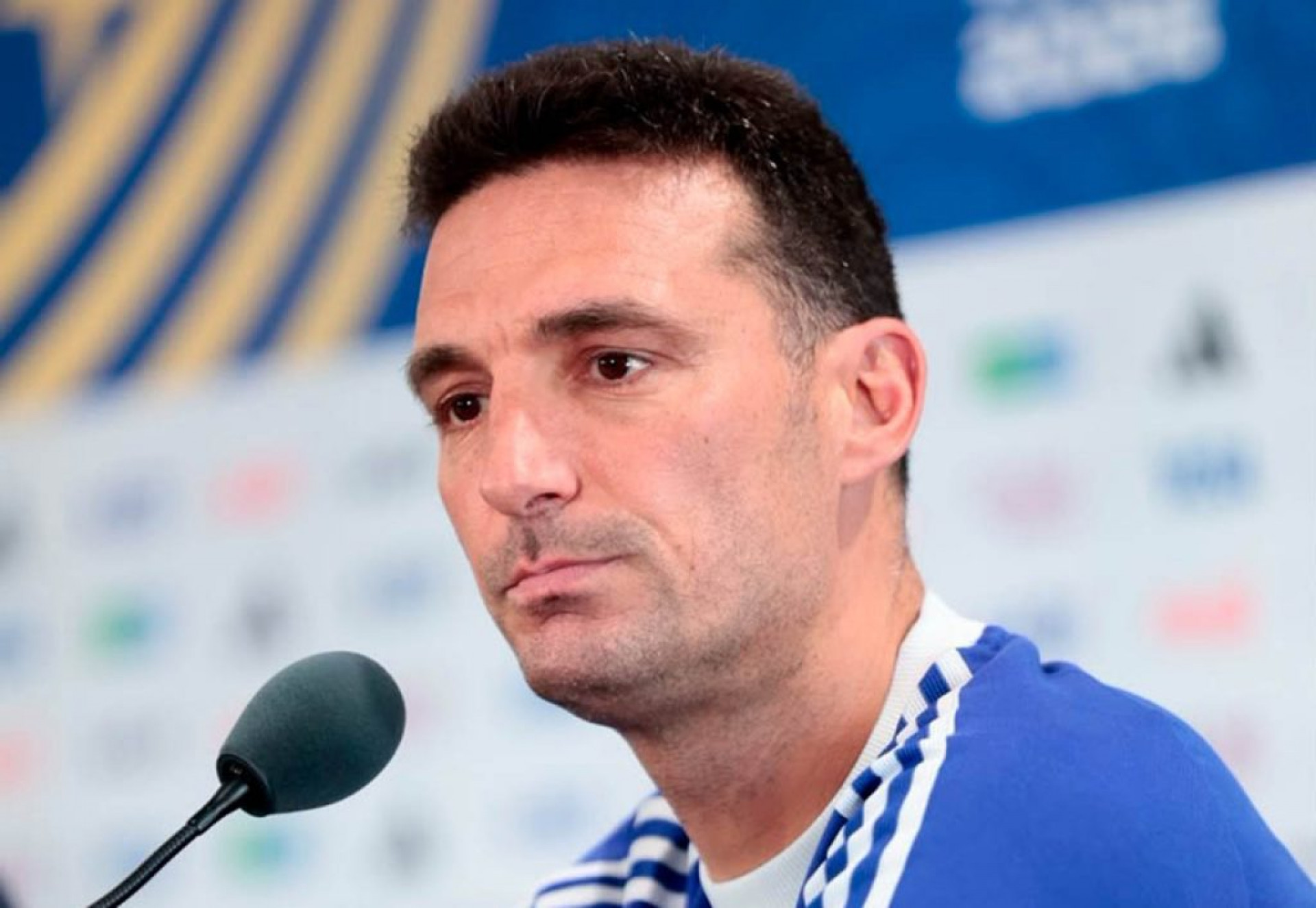 Scaloni usa Brasil e Espanha como exemplo para Argentina na estreia: “N&atilde;o tem advers&aacute;rio f&aacute;cil”