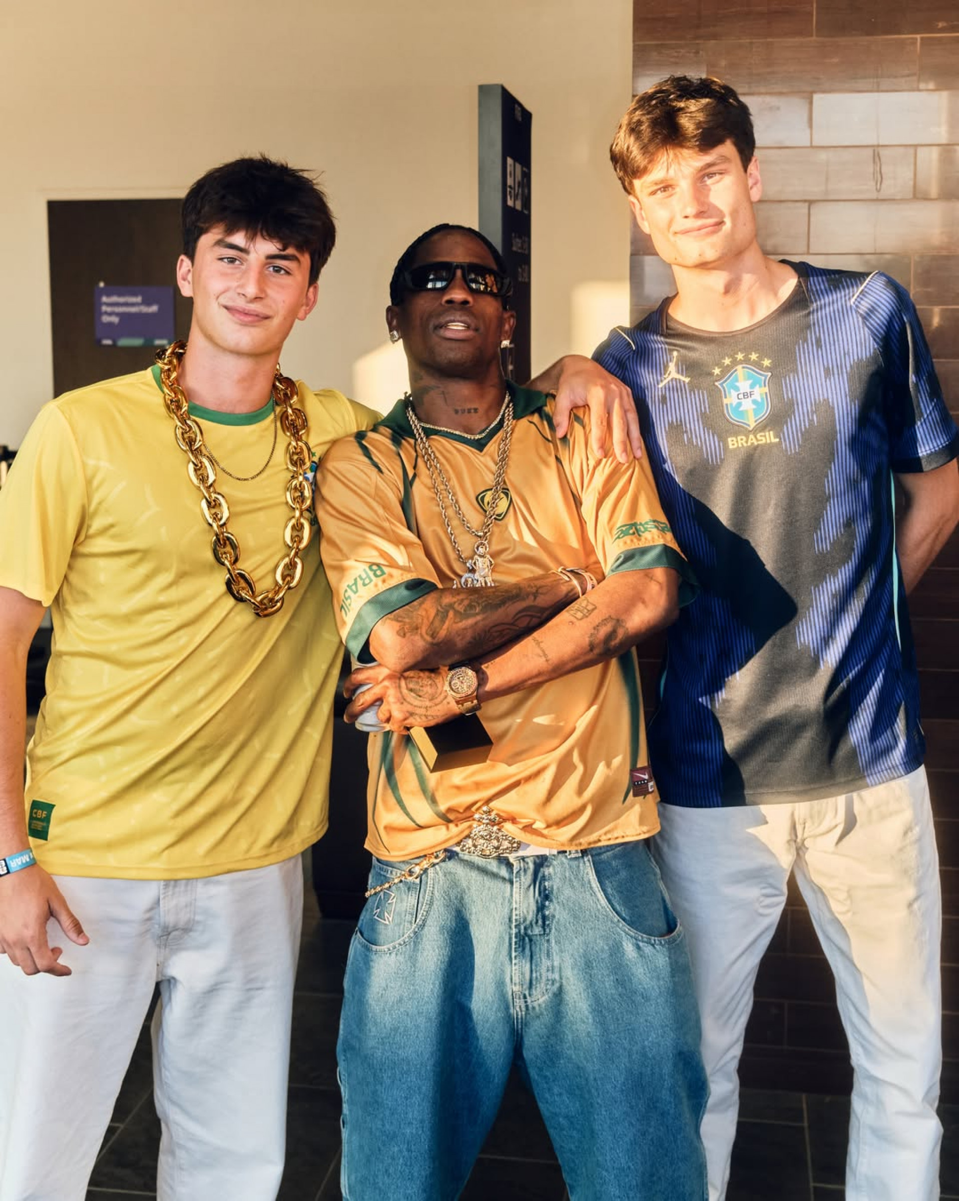 Filhos de Tom Brady e o cantor Travis Scott - Reprodução / Instagram
