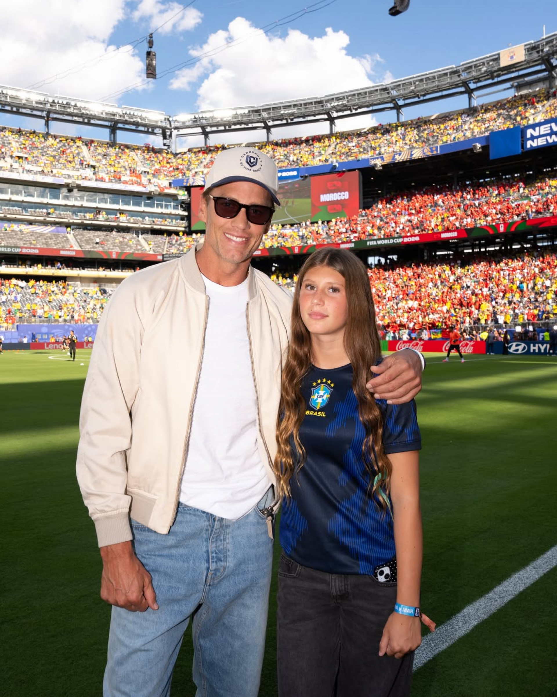 Tom Brady e a filha Vivian - Reprodução / Instagram
