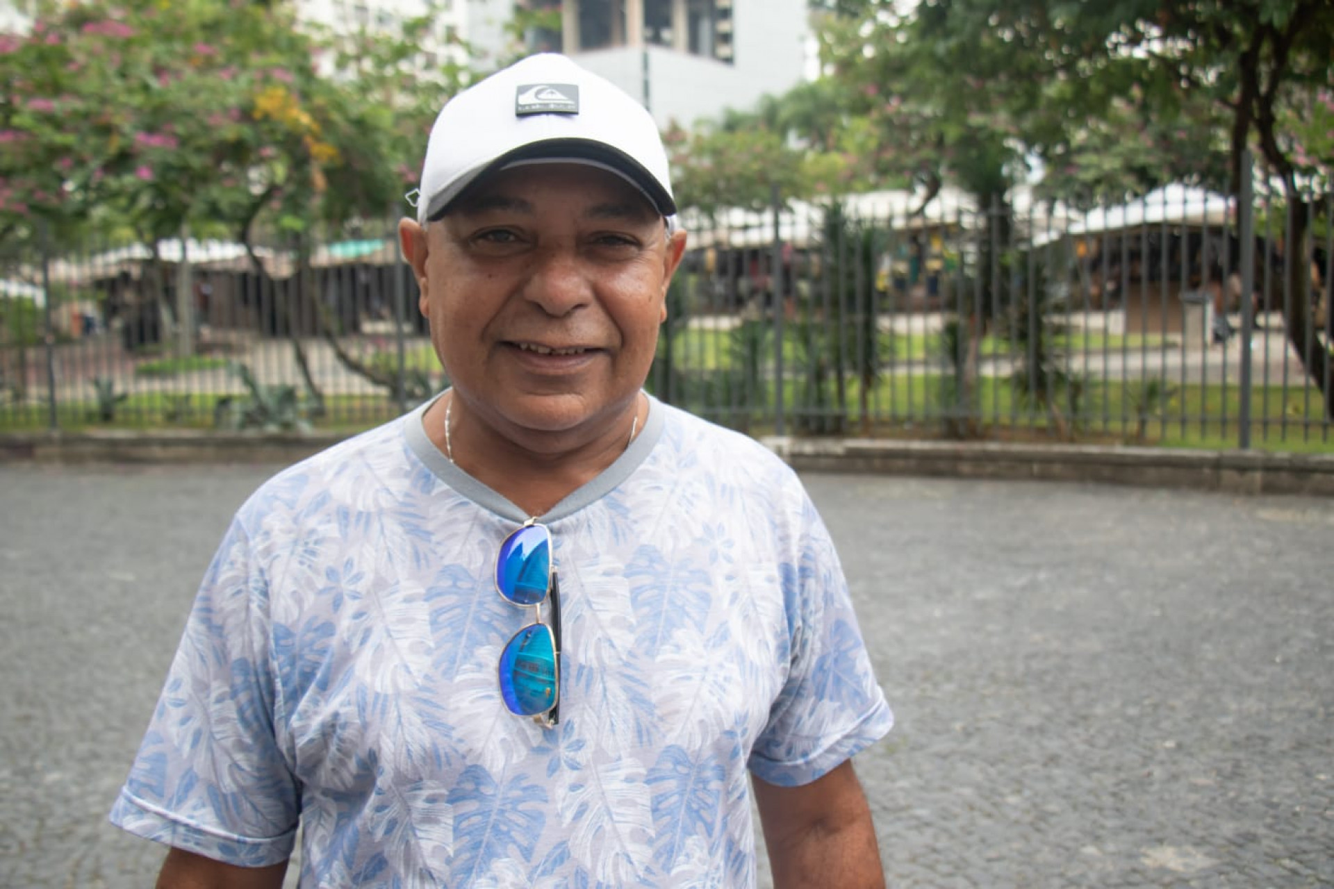 O técnico em eletrônica Edmilson Silva disse que a seleção brasileira foi 'péssima' na estreia - Érica Martin / Agência O Dia