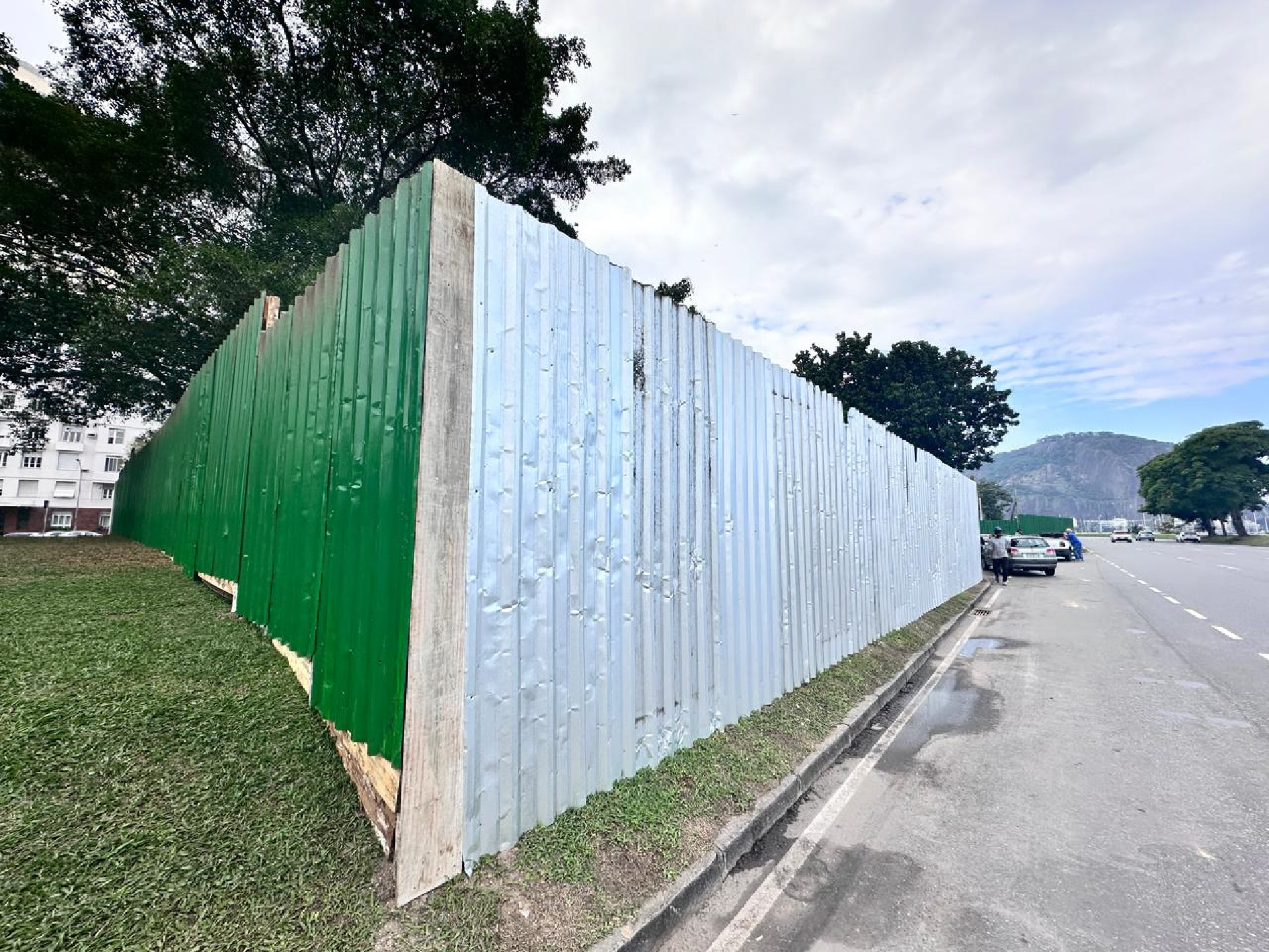 Obra no Aterro do Flamengo gerou revolta entre moradores - Luiz Neves / Arquivo pessoal