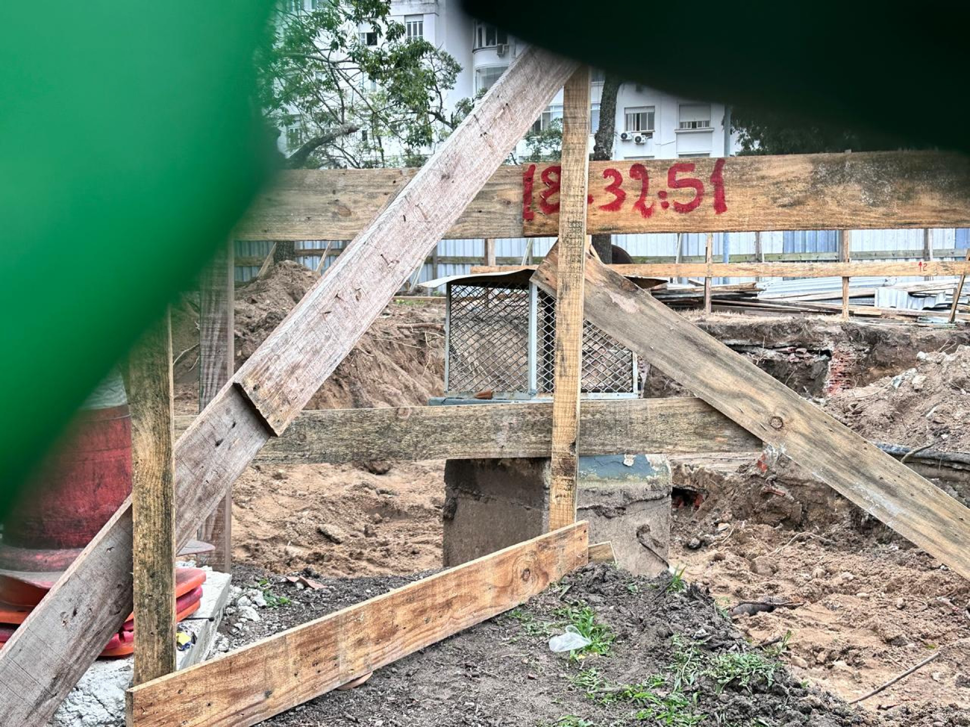 Obra no Aterro do Flamengo gerou revolta entre moradores - Luiz Neves / Arquivo pessoal