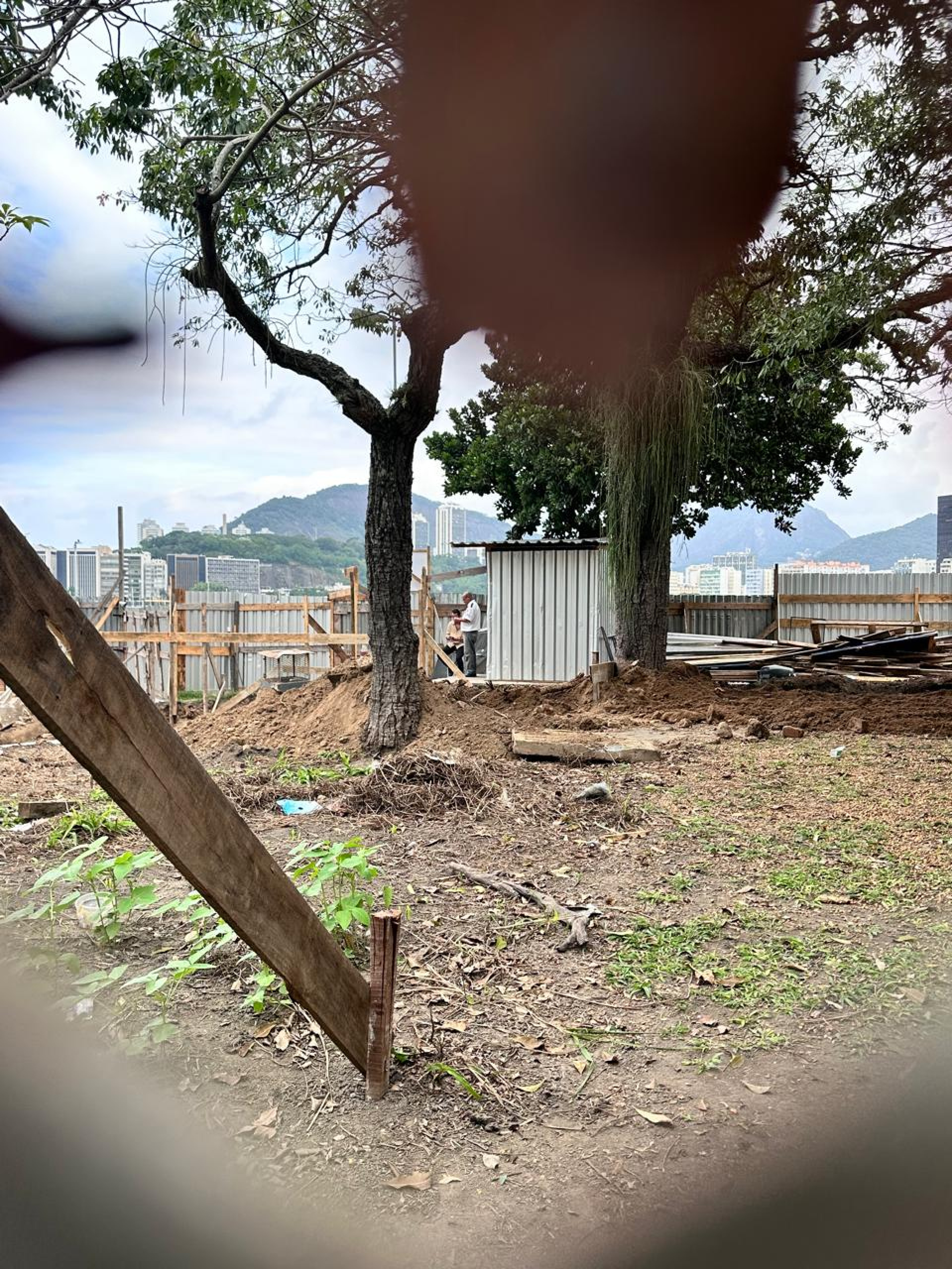 Obra no Aterro do Flamengo gerou revolta entre moradores - Luiz Neves / Arquivo pessoal