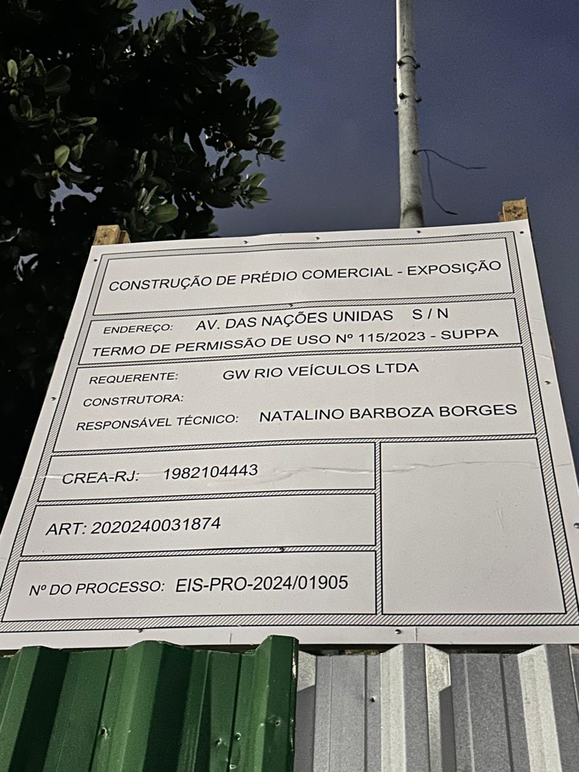 Obra no Aterro do Flamengo gerou revolta entre moradores - Luiz Neves / Arquivo pessoal
