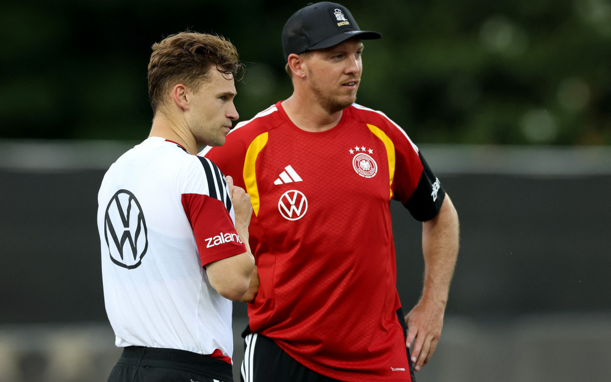 Joshua Kimmich (à esquerda) comentou sobre o episódio
