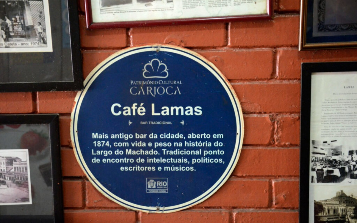 Café Lamas é considerado o bar mais antigo em funcionamento na capital do Rio - Divulgação/RioTur