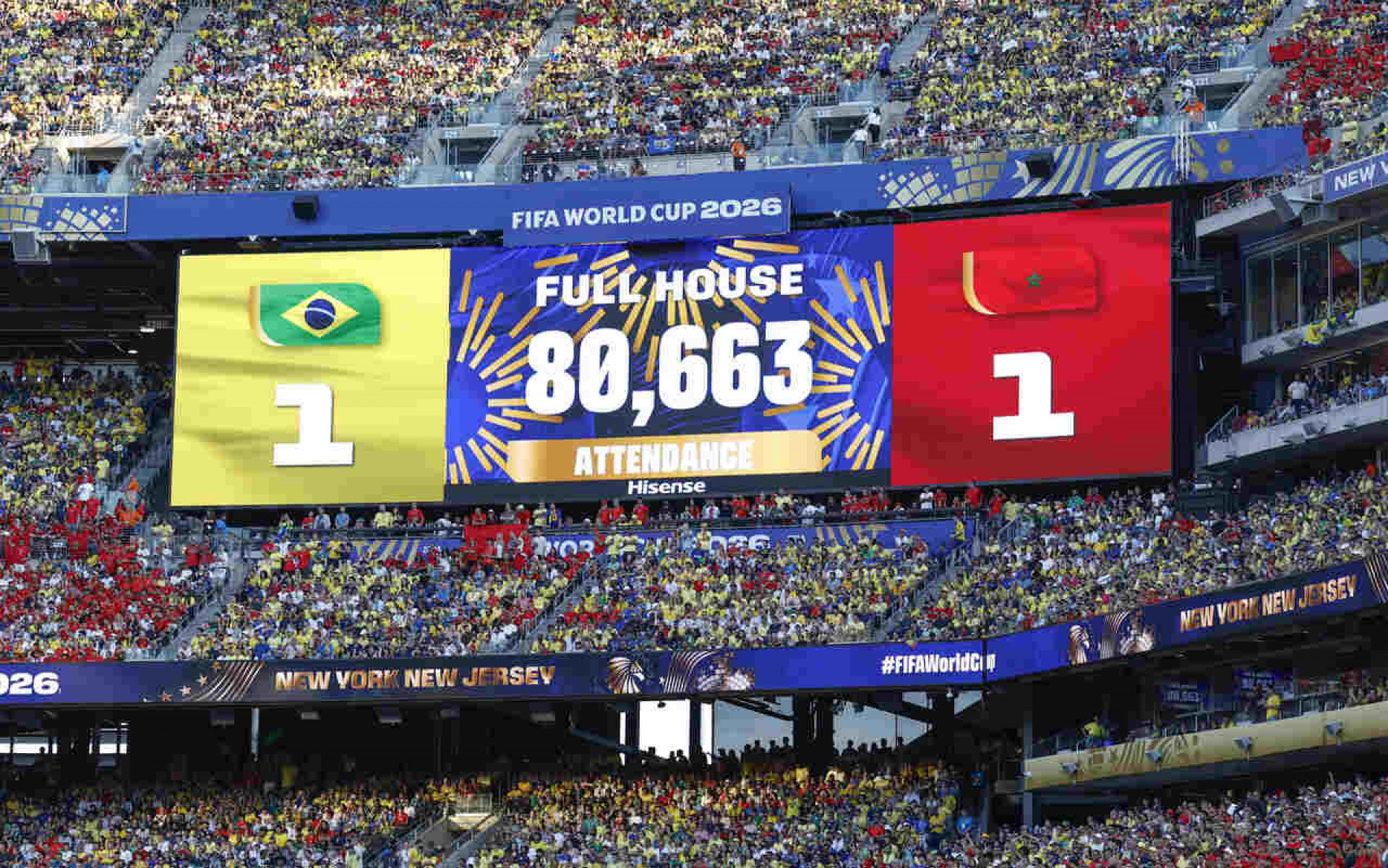 Copa do Mundo-2026 j&aacute; registra 1 milh&atilde;o de torcedores nos est&aacute;dios