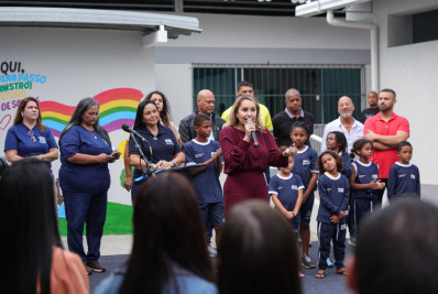 Daniela Soares entrega nova quadra e escola revitalizada em São Vicente após anos de demandas