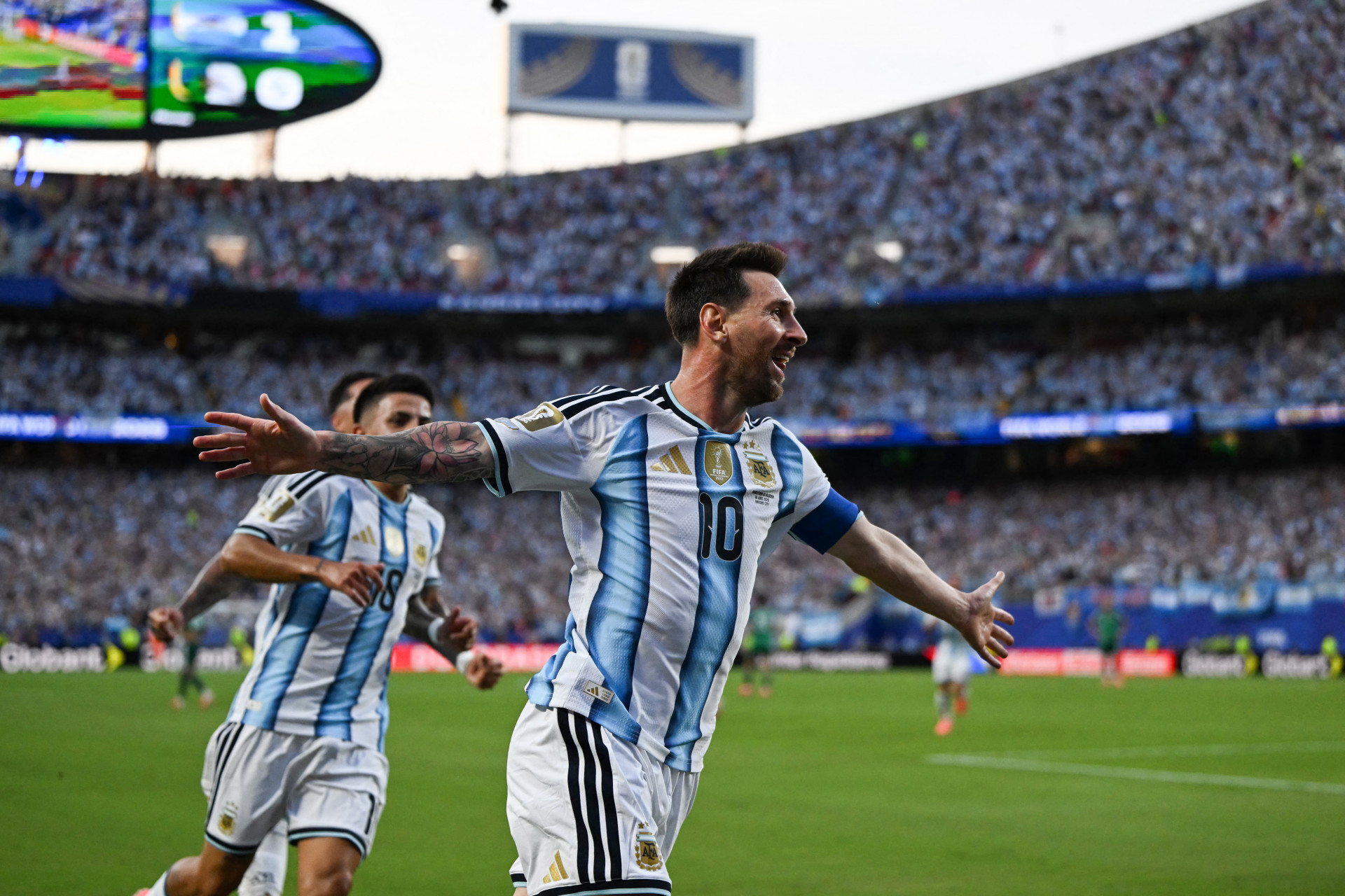 Messi igualou Miroslav Klose como maior artilheiro da hist&oacute;ria das Copas do Mundo com 16 gols - AFP