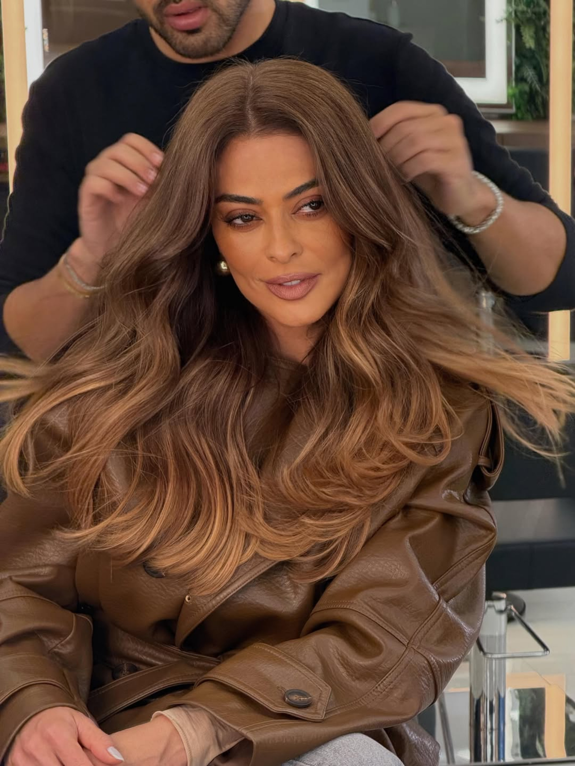 Cabeleireiro mostrou resultado de novo visual de Juliana Paes  - Reprodução/Instagram